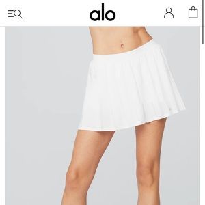 NWT Alo Yoga Varsity Tennis skirt